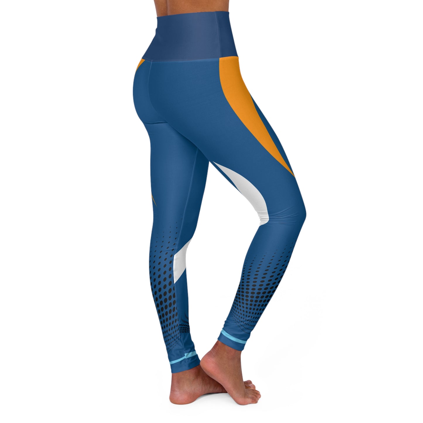 High Waisted Yoga Leggings (AOP)