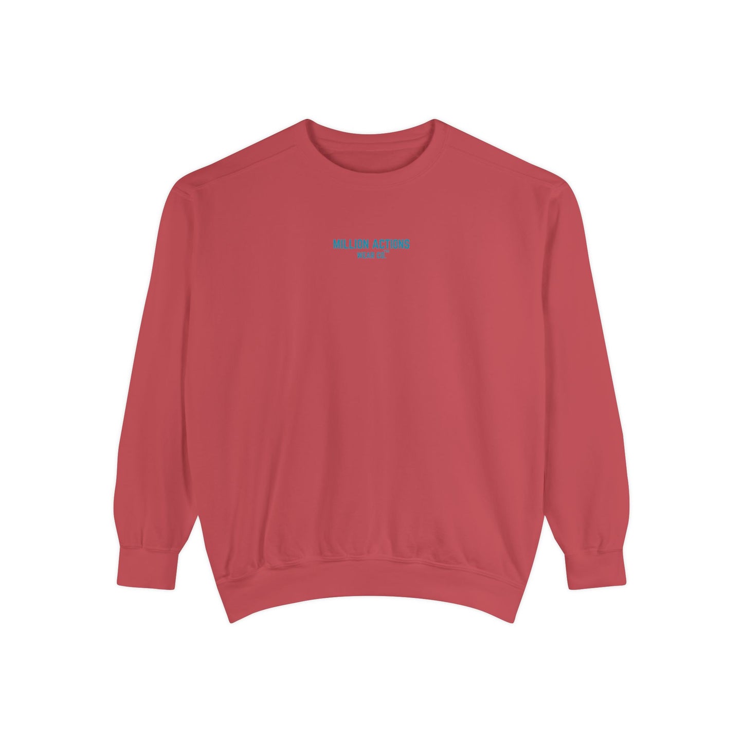 Men Garment-Dyed Sweatshirt