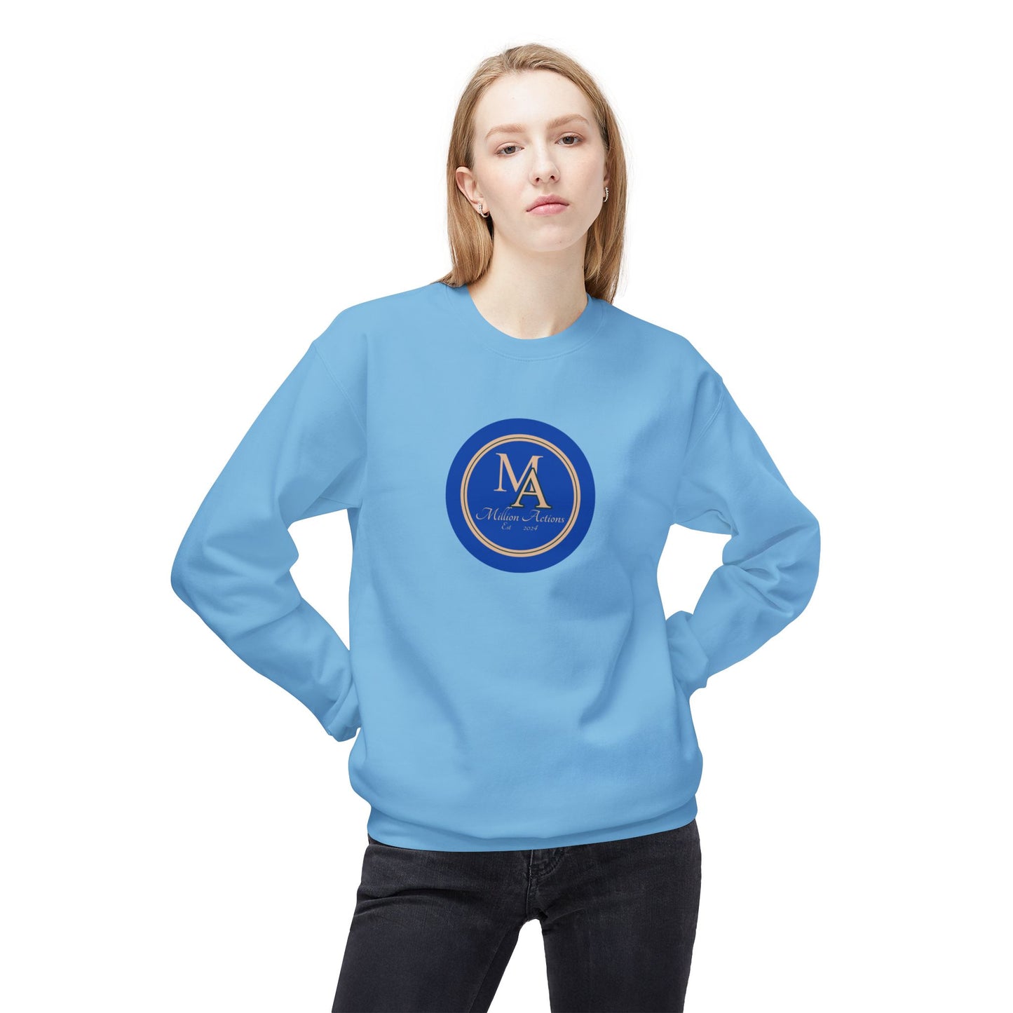 Unisex Midweight Softstyle Fleece Crewneck Sweatshirt