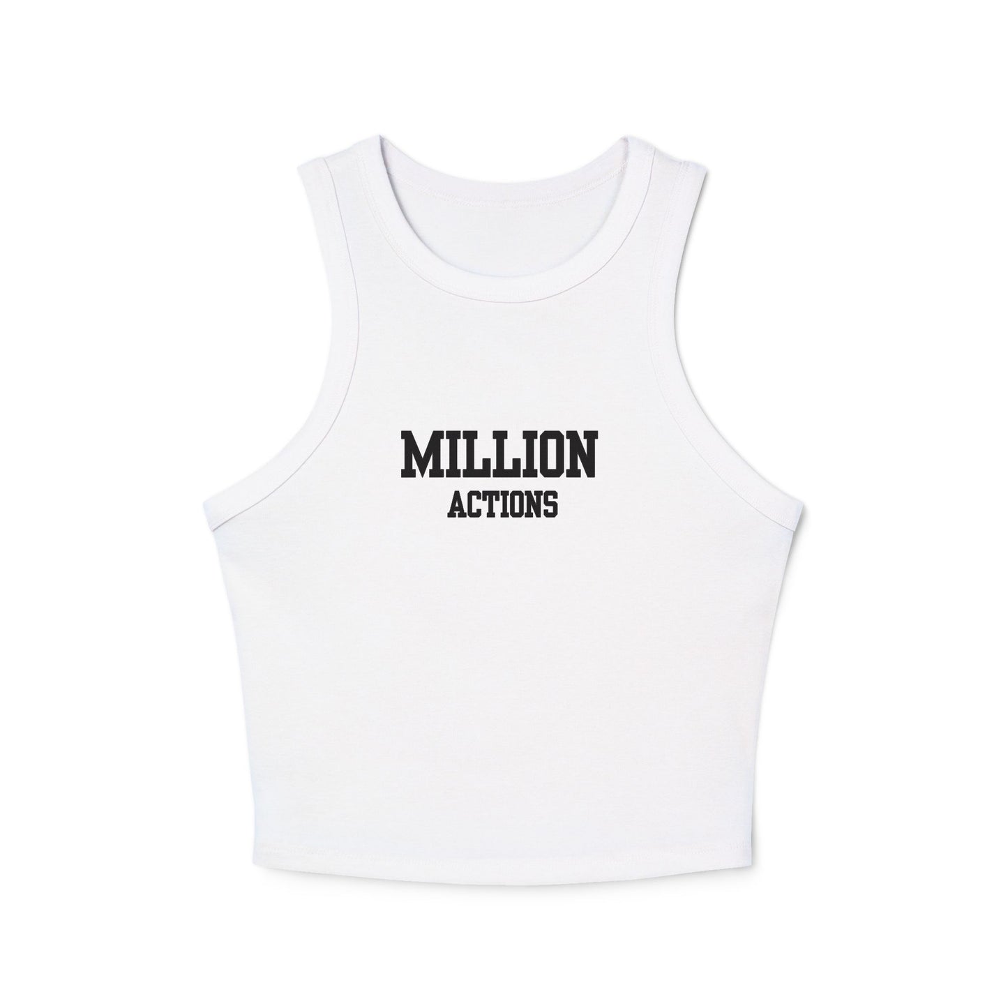 Women's Micro Rib Racer Tank Top