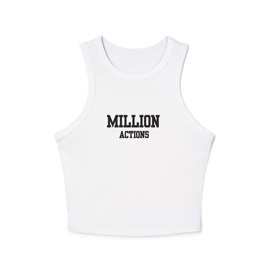 Women's Micro Rib Racer Tank Top