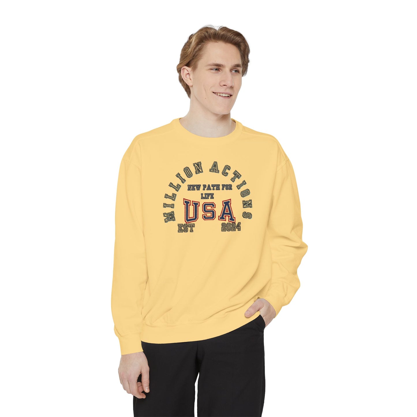 Unisex Garment-Dyed Sweatshirt