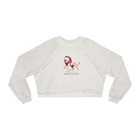 Women's Cropped Fleece Pullover