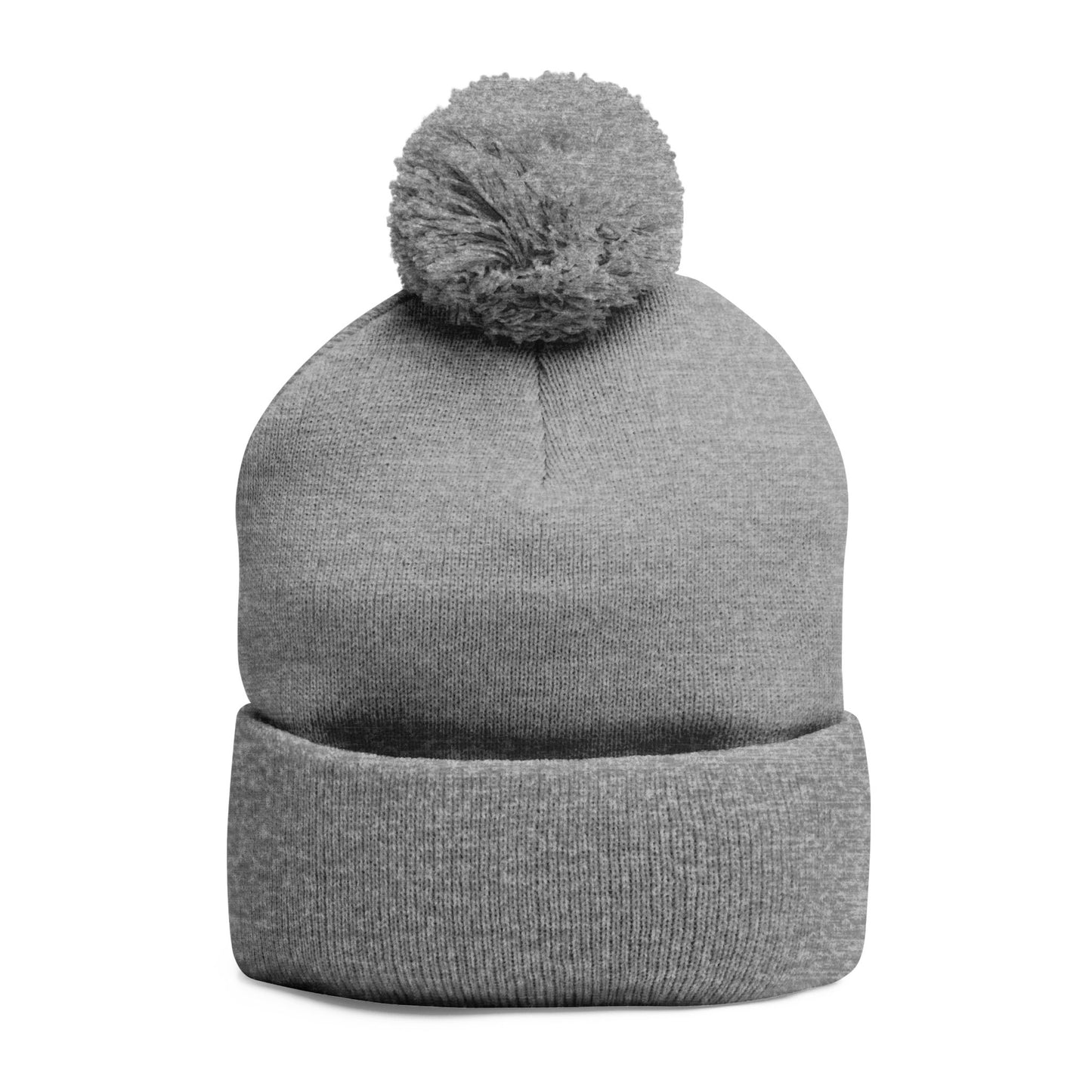 Pom-Pom Knit Cap (Embroidery)