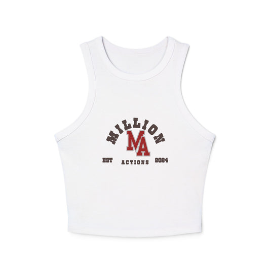 Women's Micro Rib Racer Tank Top