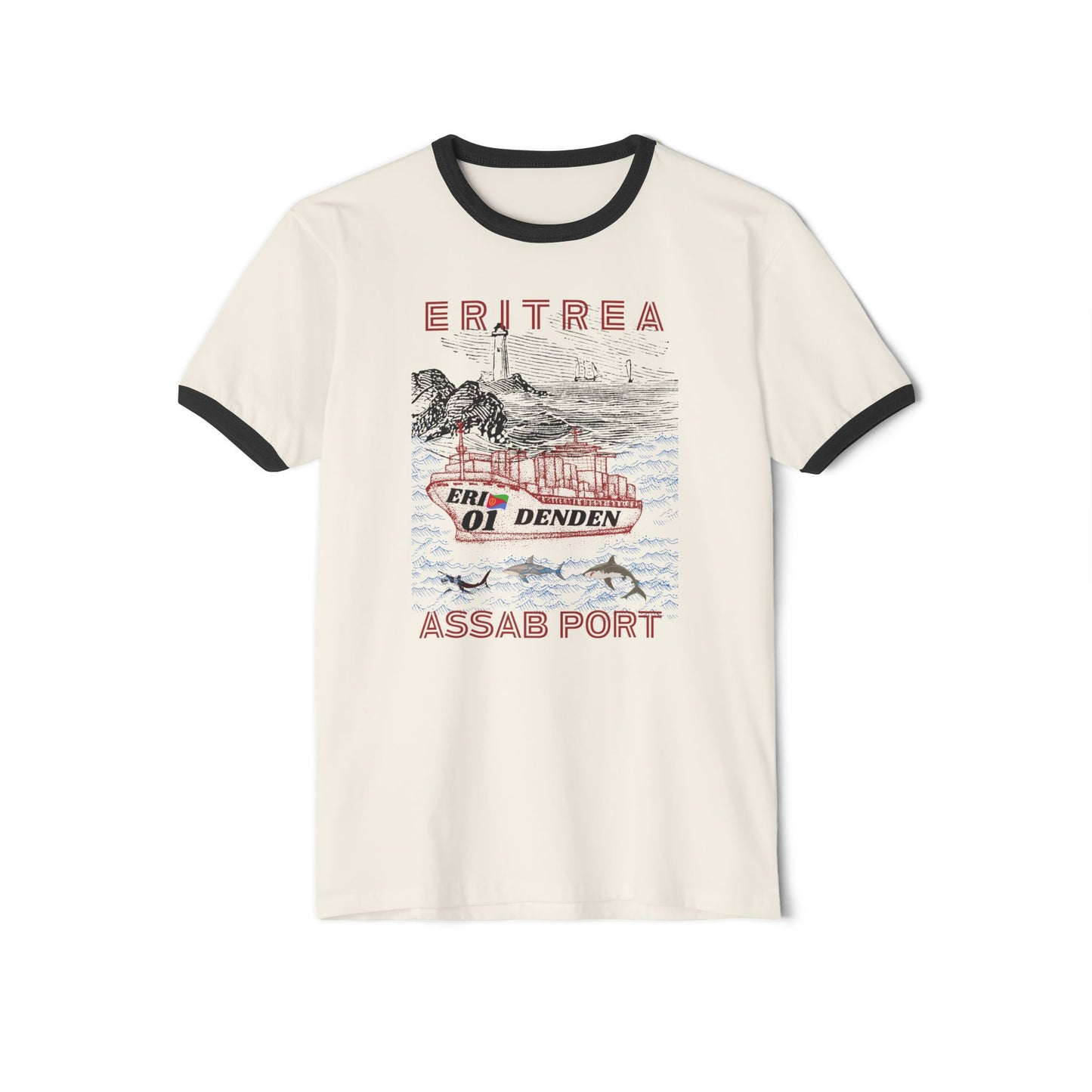 Unisex Cotton Ringer T-Shirt