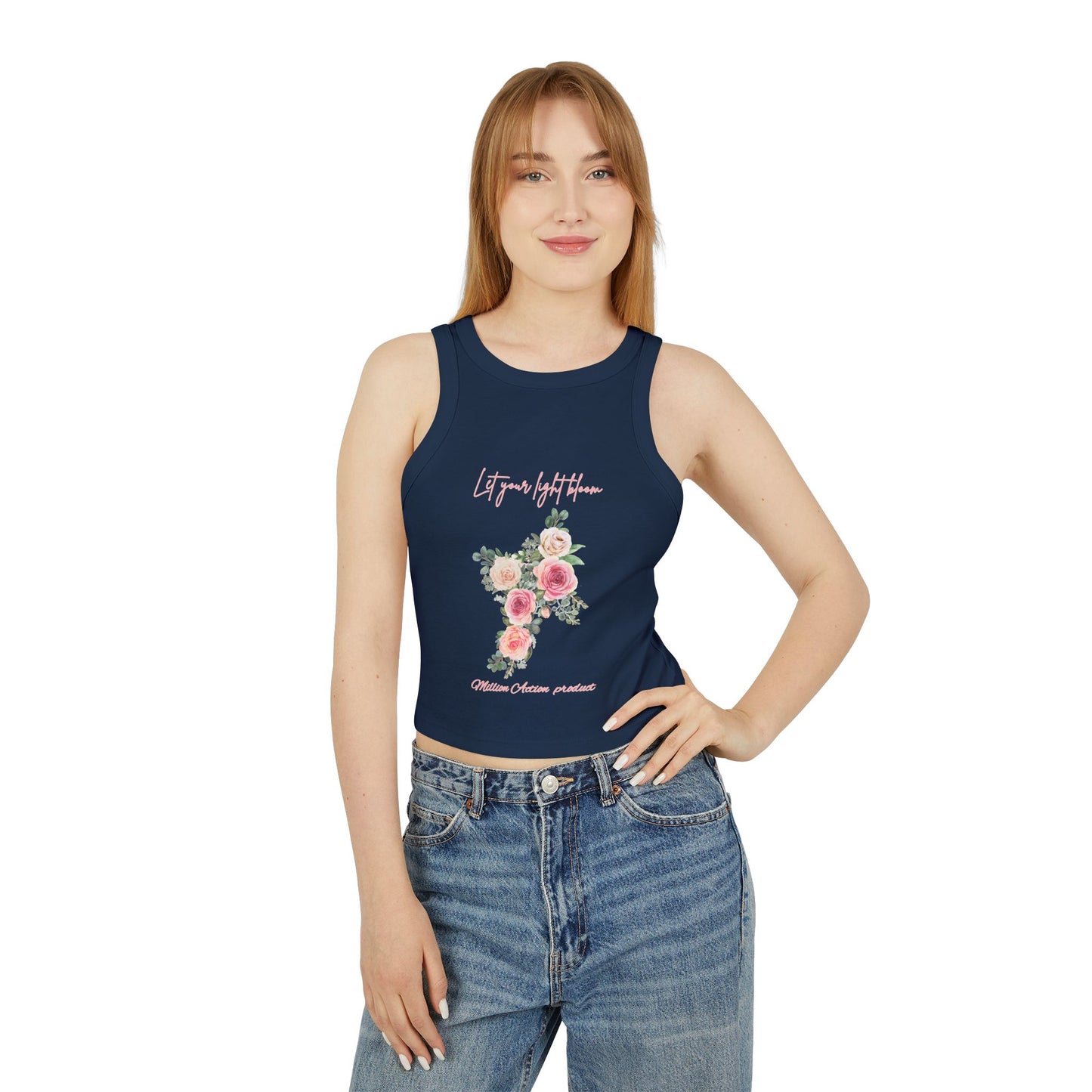 Women's Micro Rib Racer Tank Top
