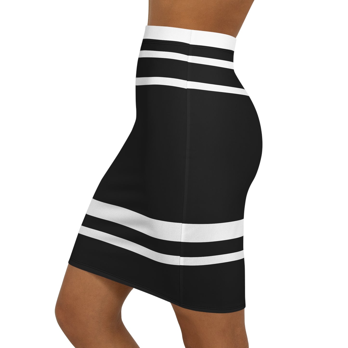 Women's Mid-Waist Pencil Skirt (AOP)