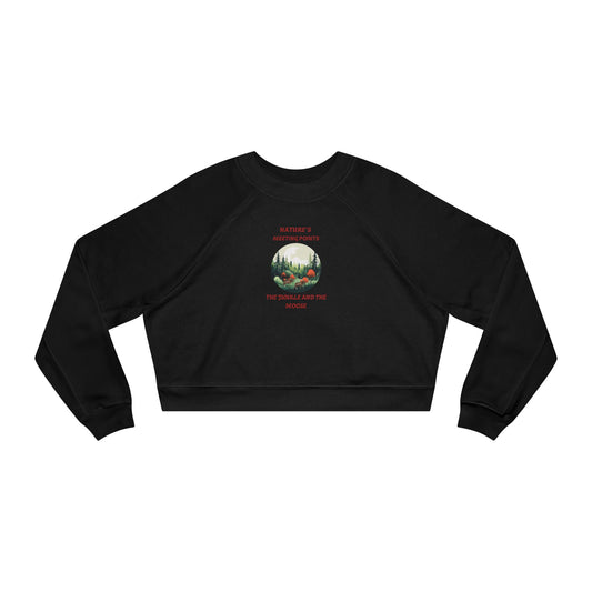 Women's Cropped Fleece Pullover