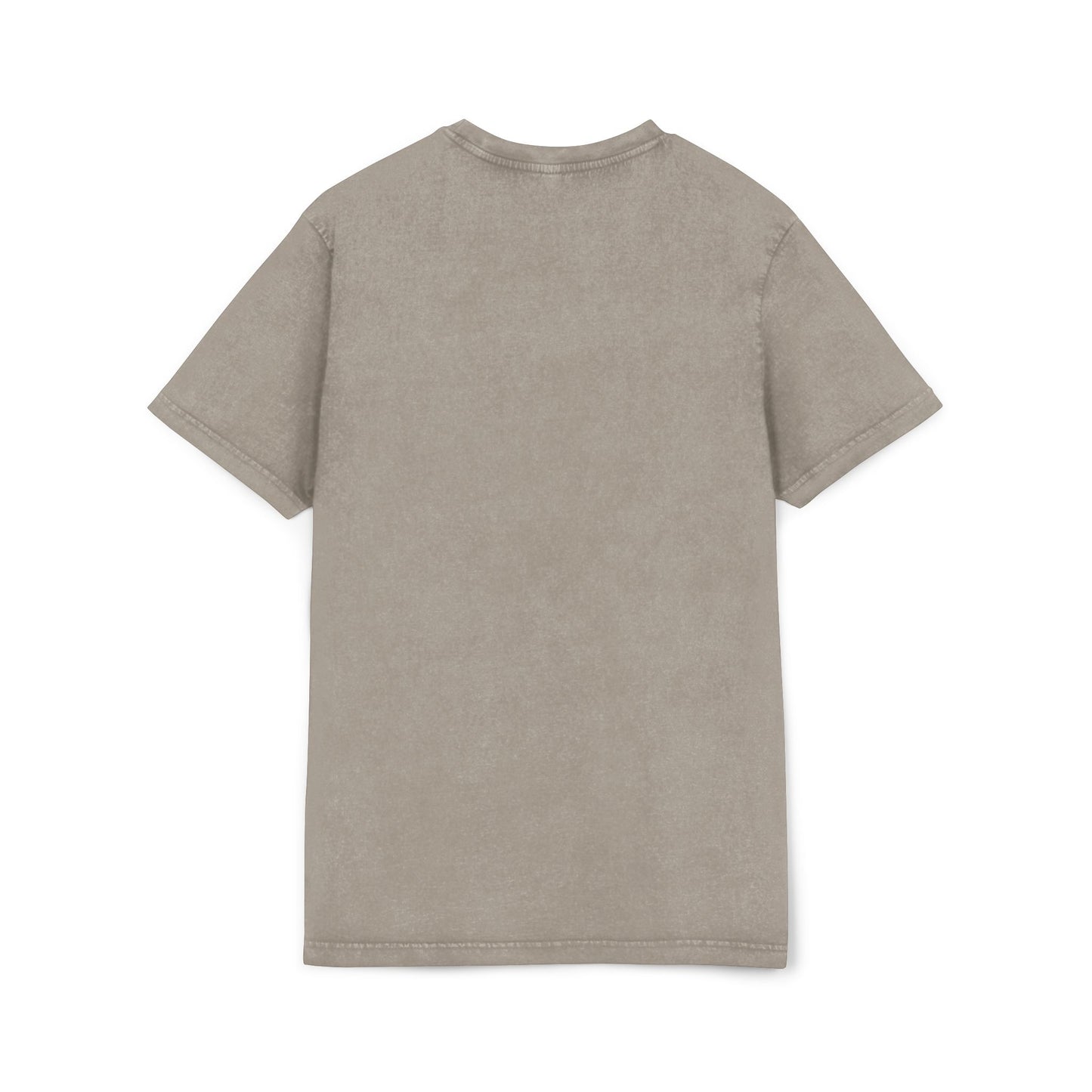 Acid Washed Round Neck Tee