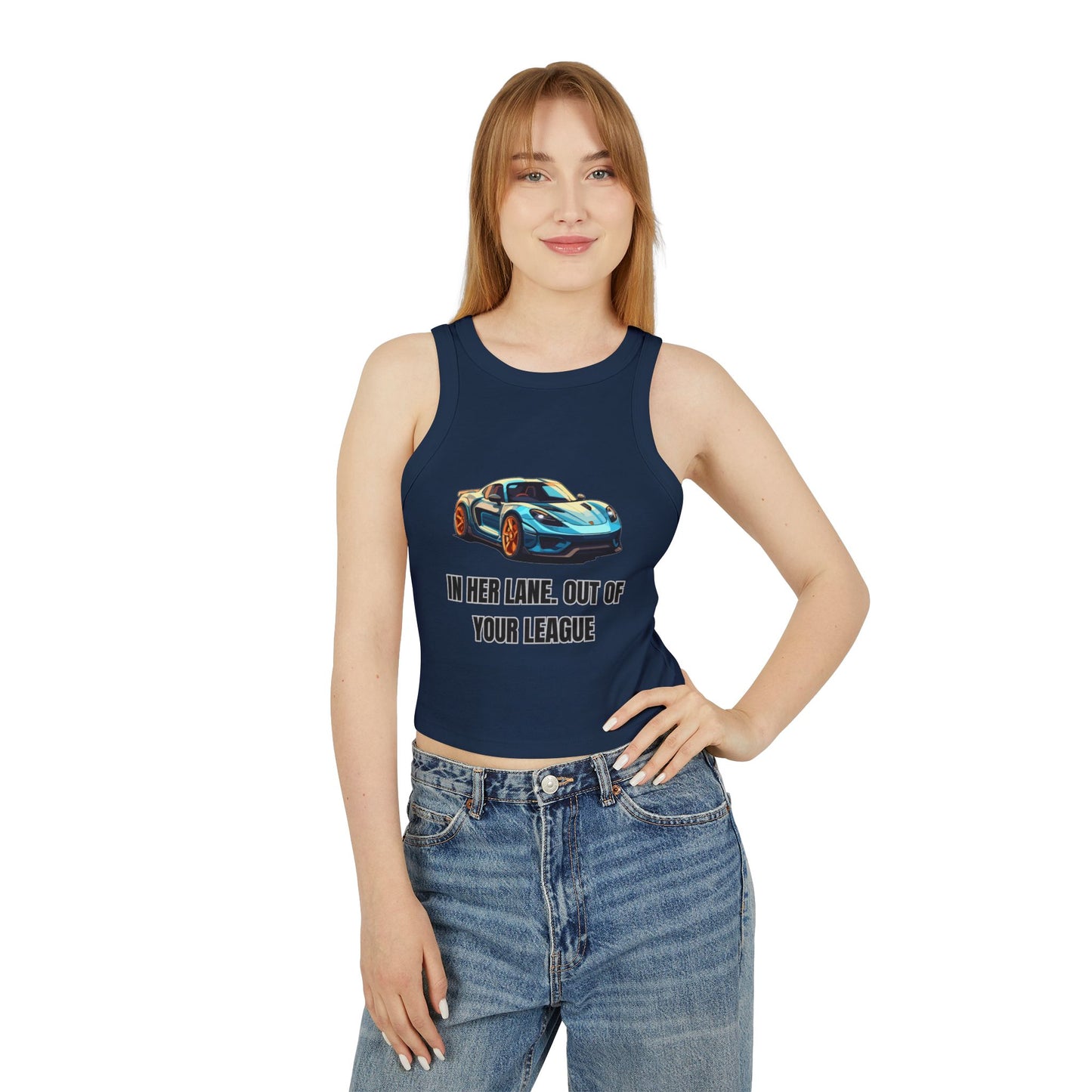 Women's Micro Rib Racer Tank Top