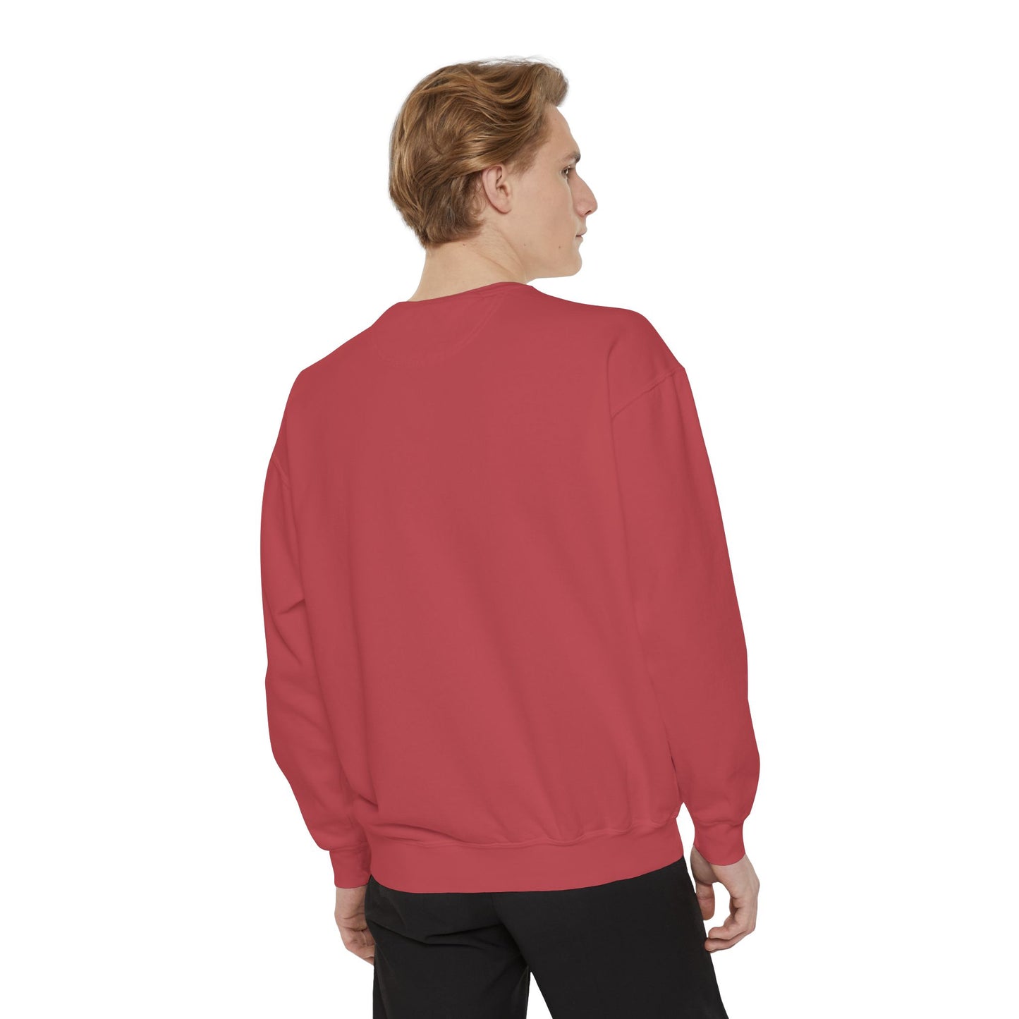 Men Garment-Dyed Sweatshirt