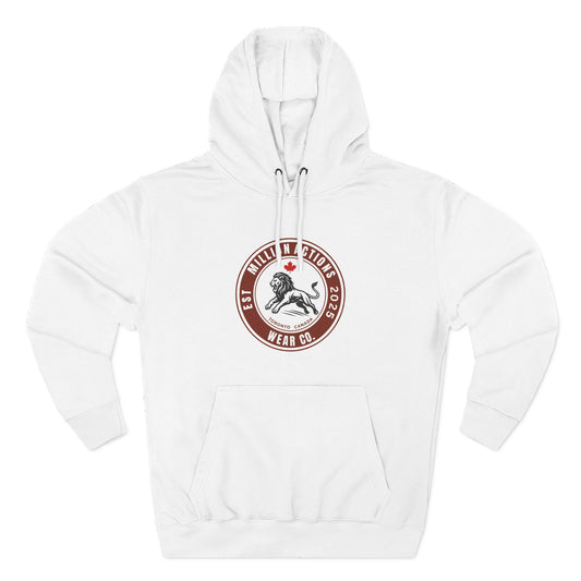 Three-Panel Fleece Hoodie