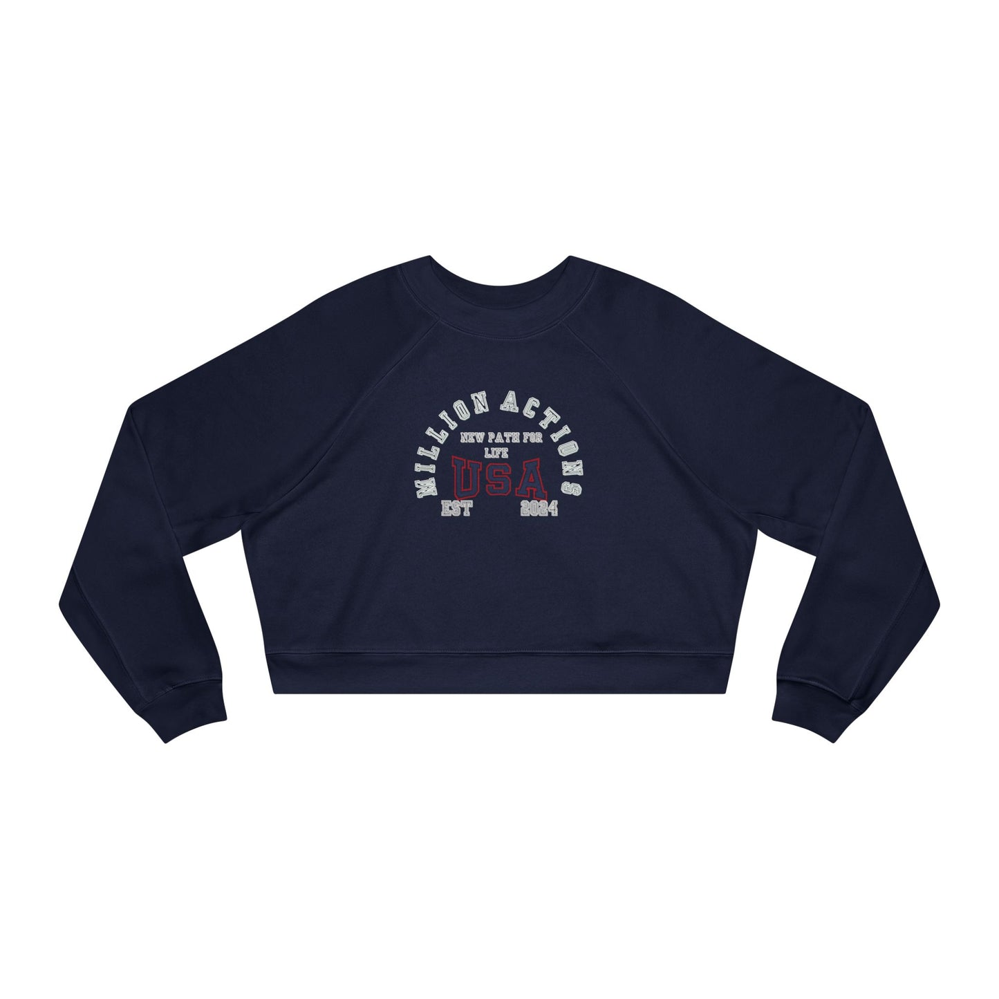 Women's Cropped Fleece Pullover