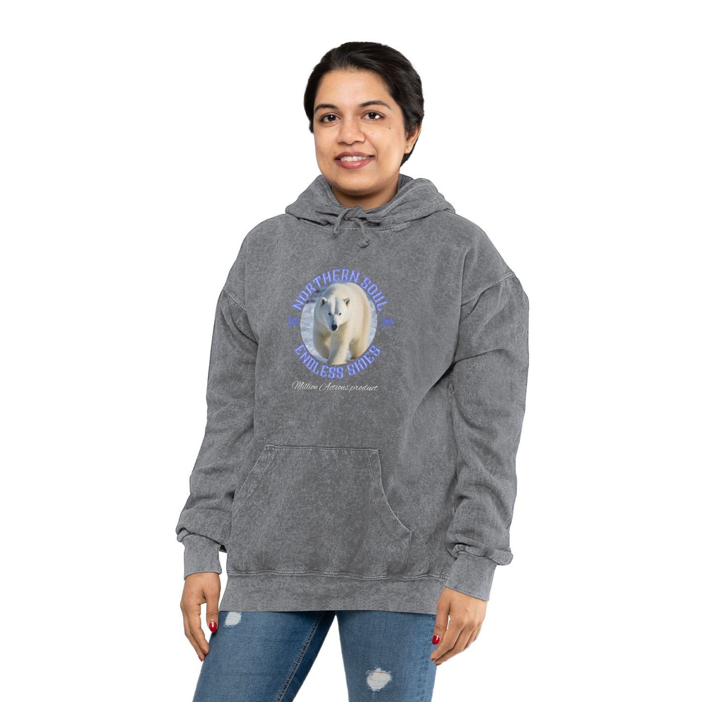 Unisex Mineral Wash Hoodie