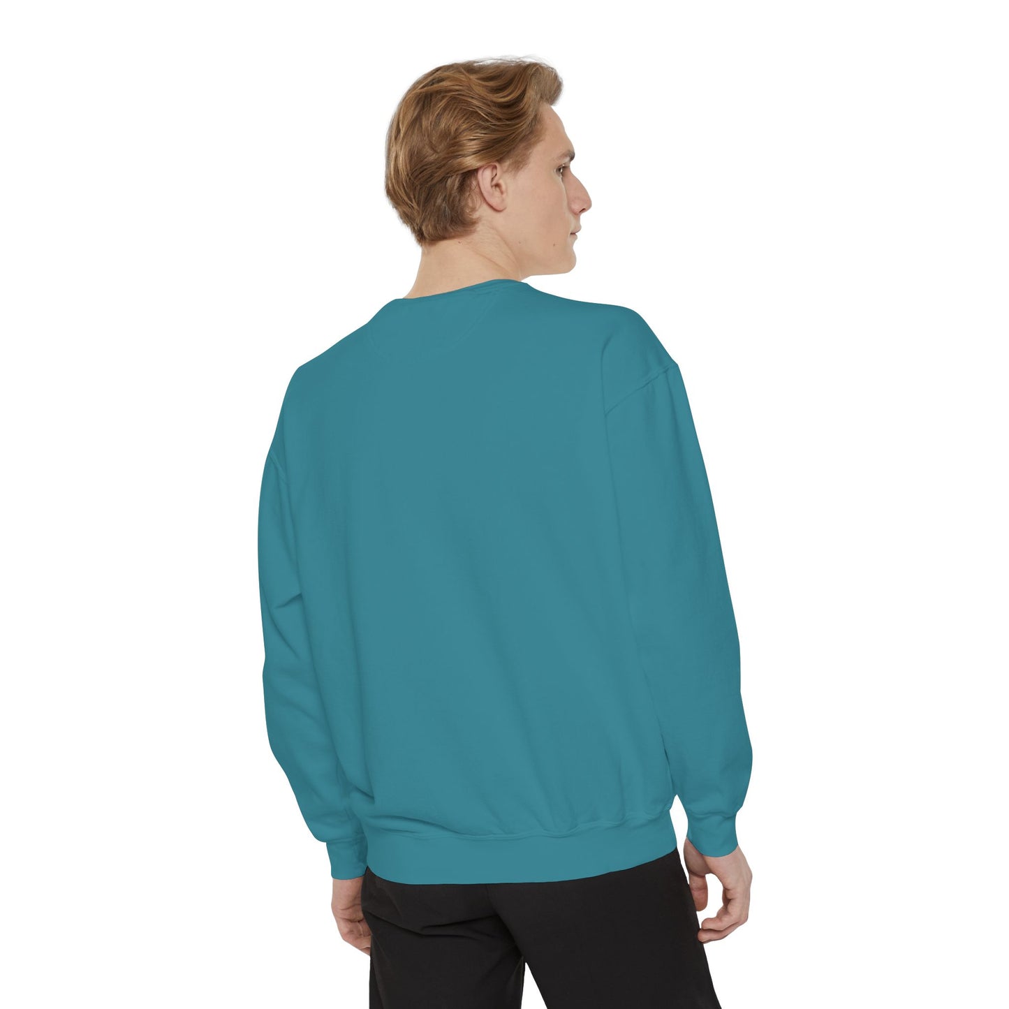 Men Garment-Dyed Sweatshirt