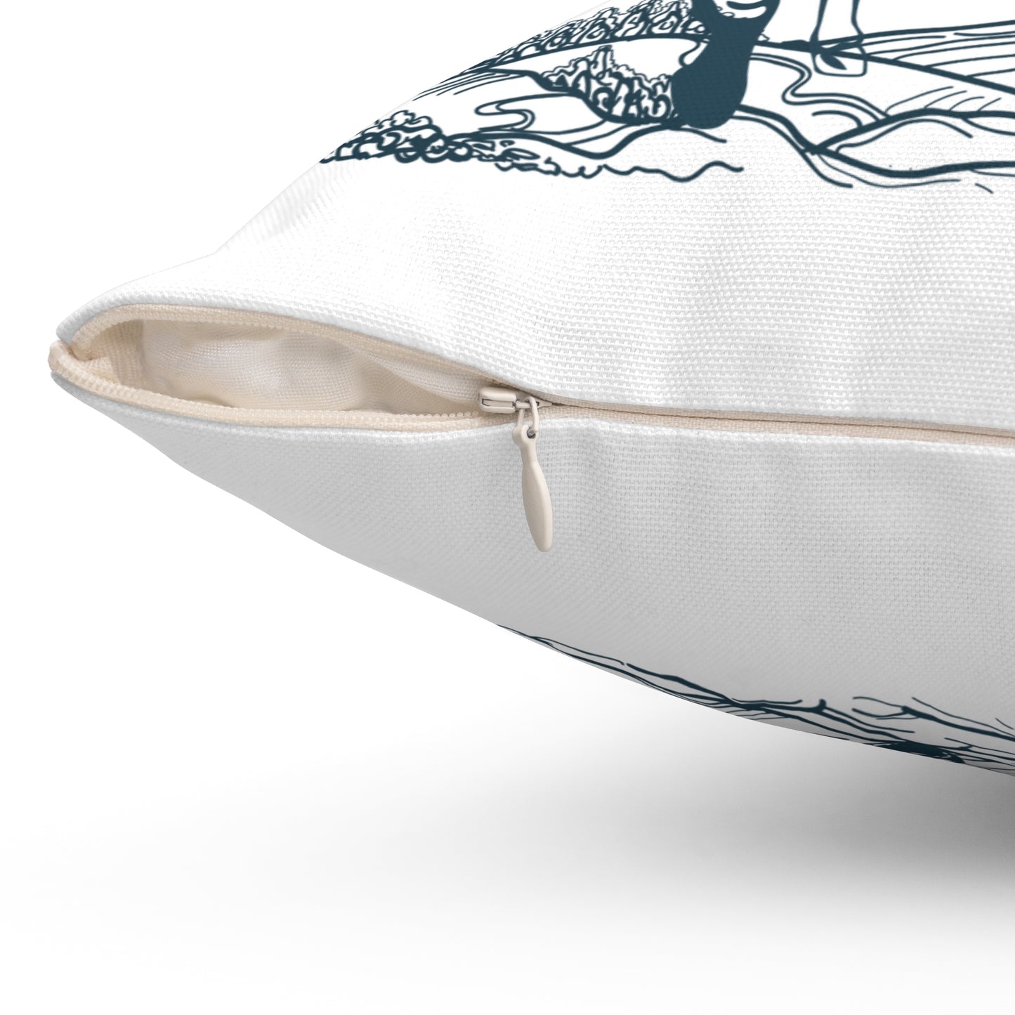 Spun Polyester Square Pillow