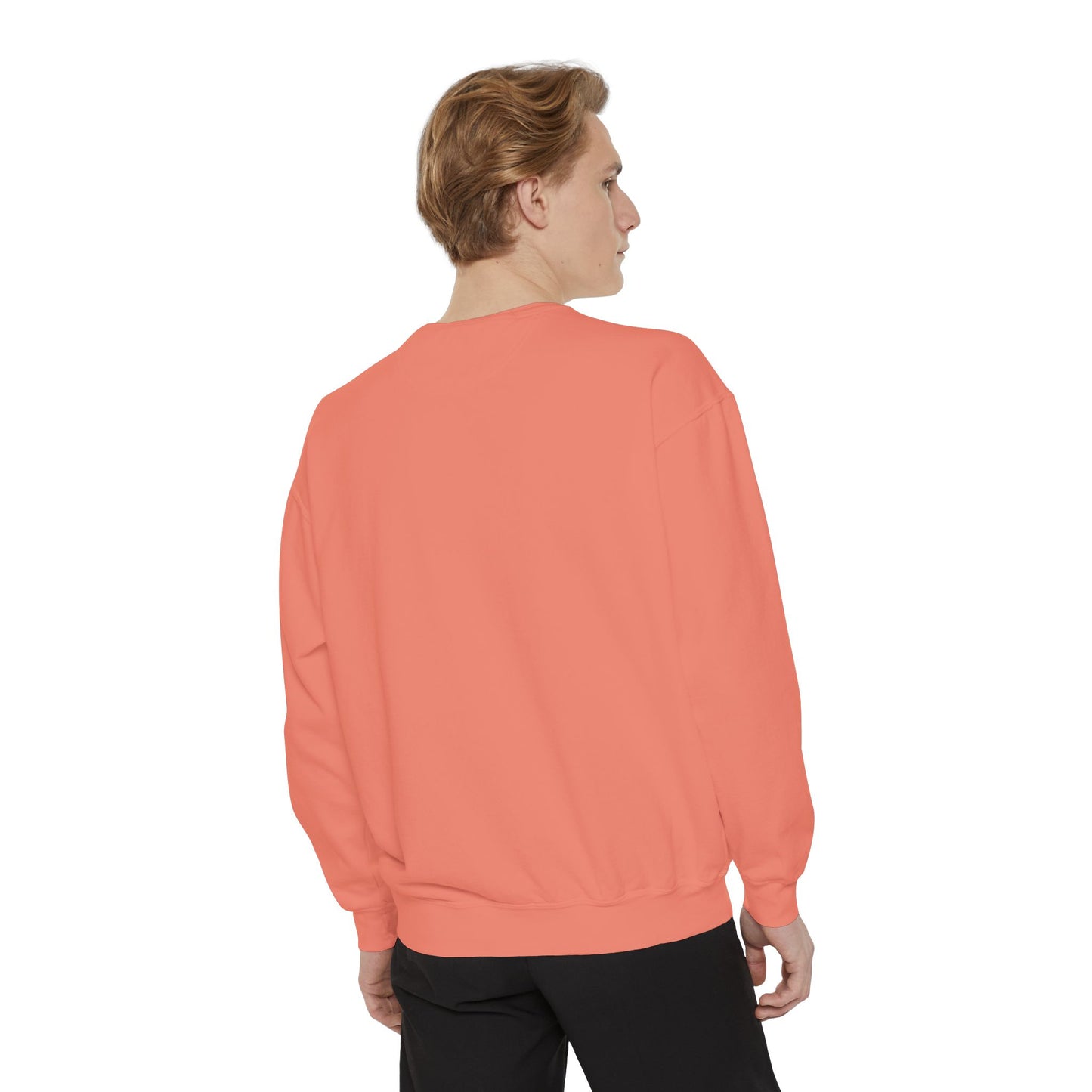 Men Garment-Dyed Sweatshirt