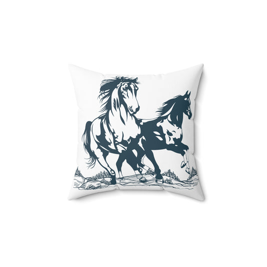 Spun Polyester Square Pillow