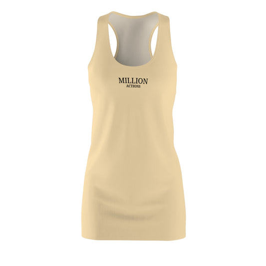 Women's Cut & Sew Racerback Dress (AOP)