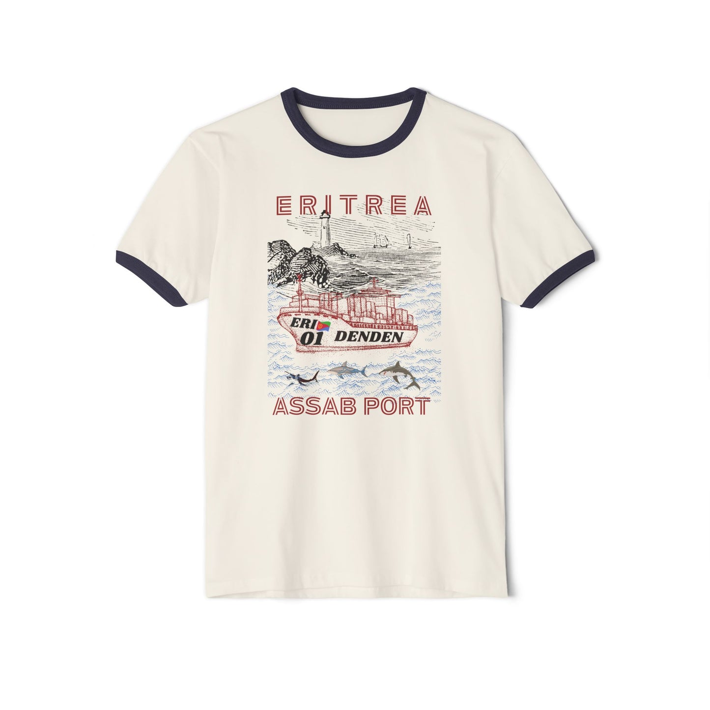 Unisex Cotton Ringer T-Shirt