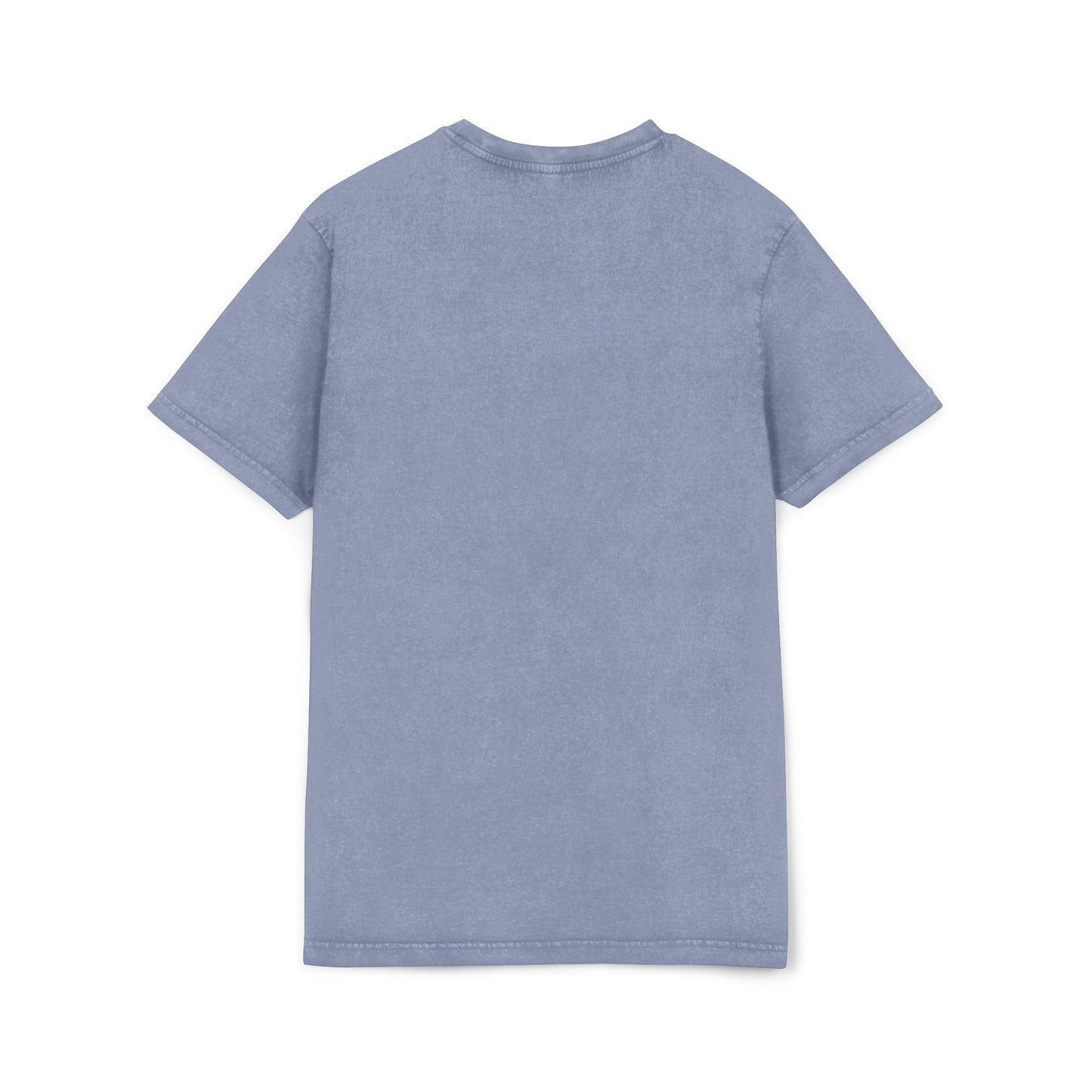 Acid Washed Round Neck Tee