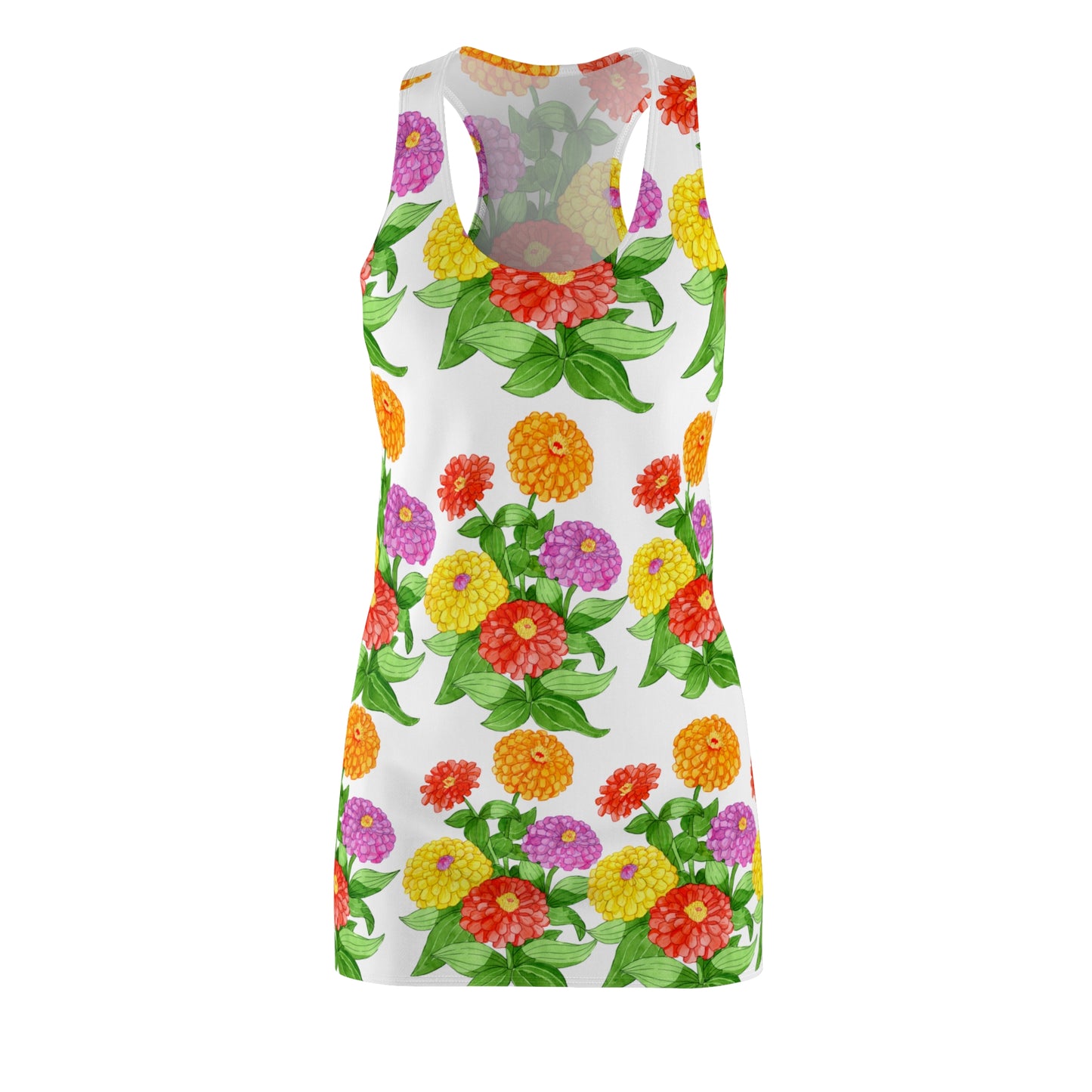 Women's Cut & Sew Racerback Dress (AOP)