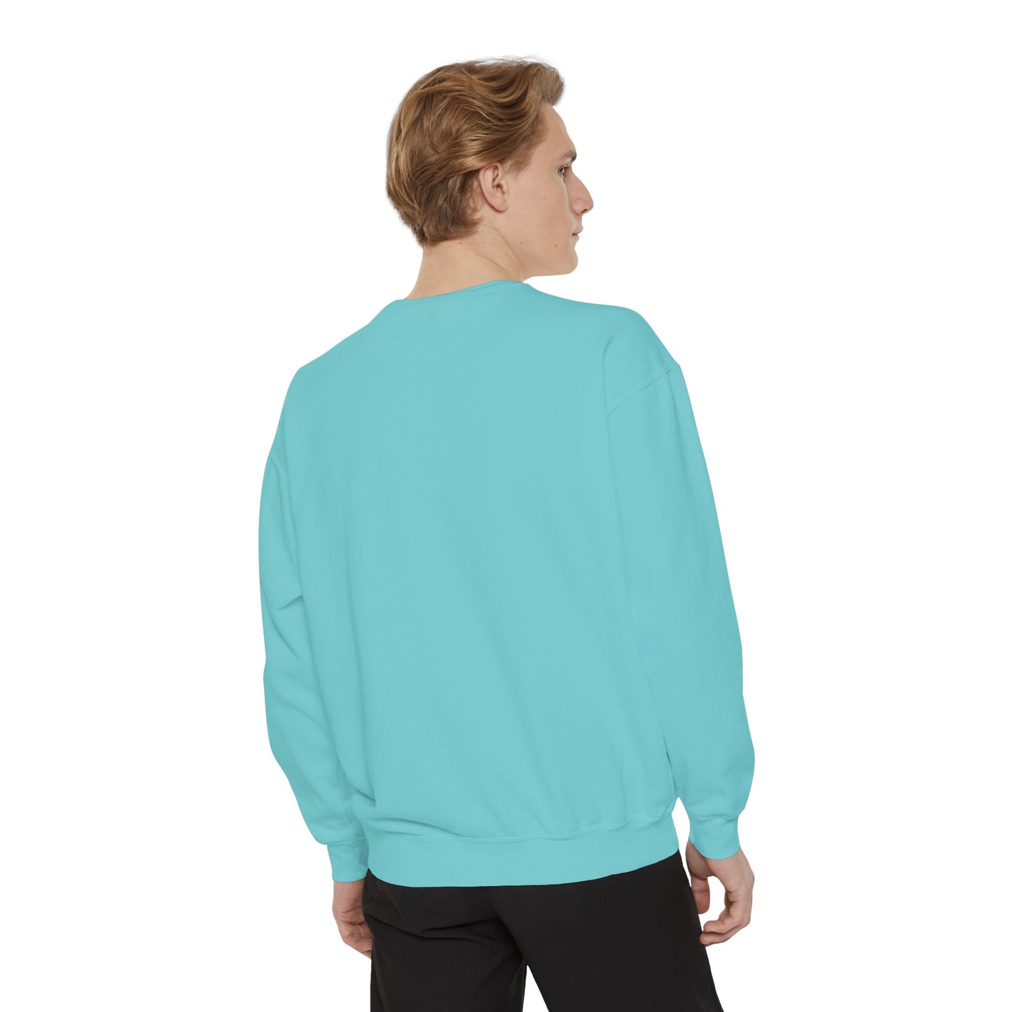 Men Garment-Dyed Sweatshirt