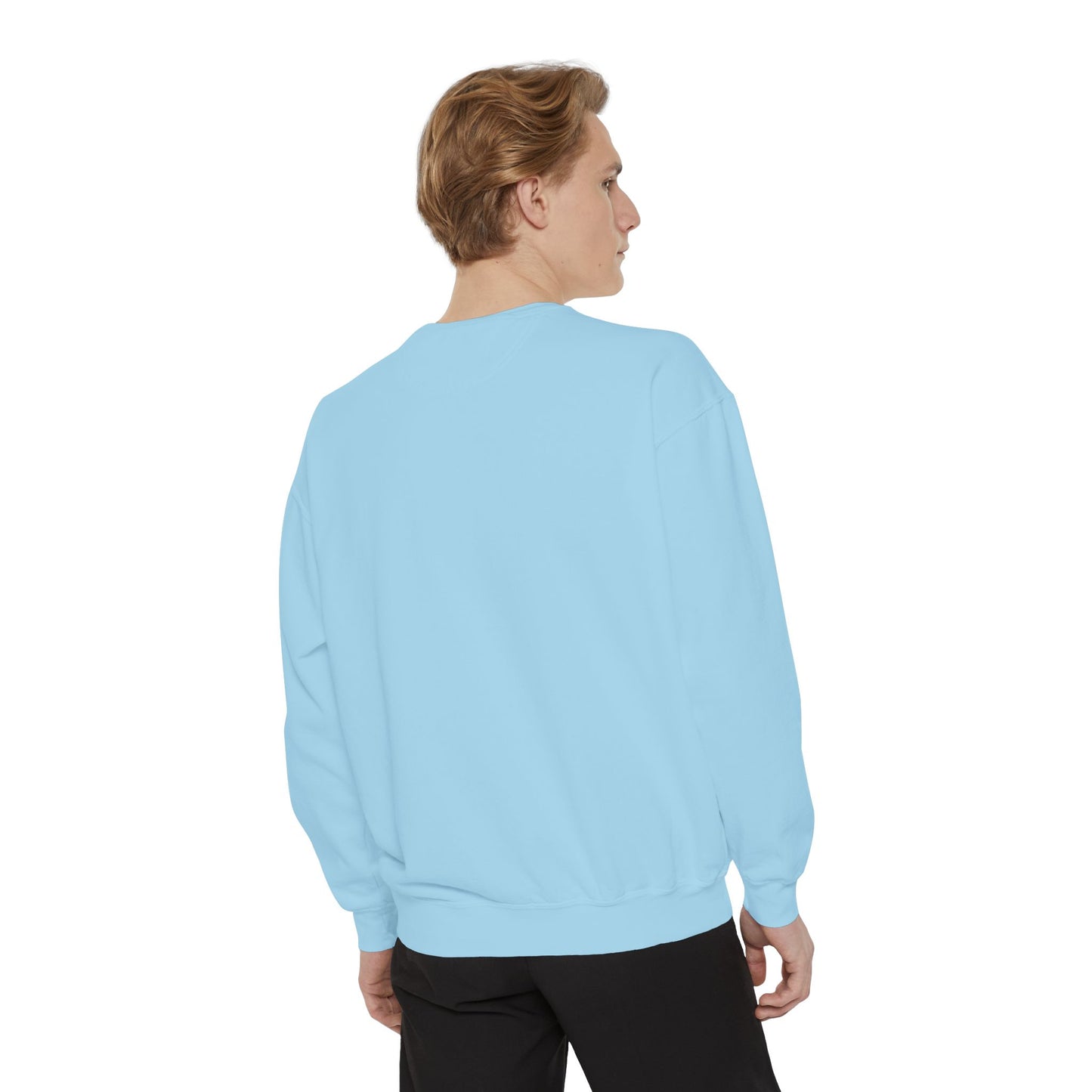 Men Garment-Dyed Sweatshirt