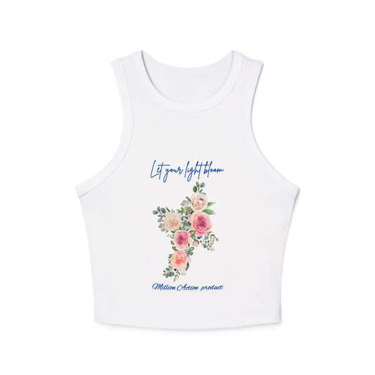 Women's Micro Rib Racer Tank Top