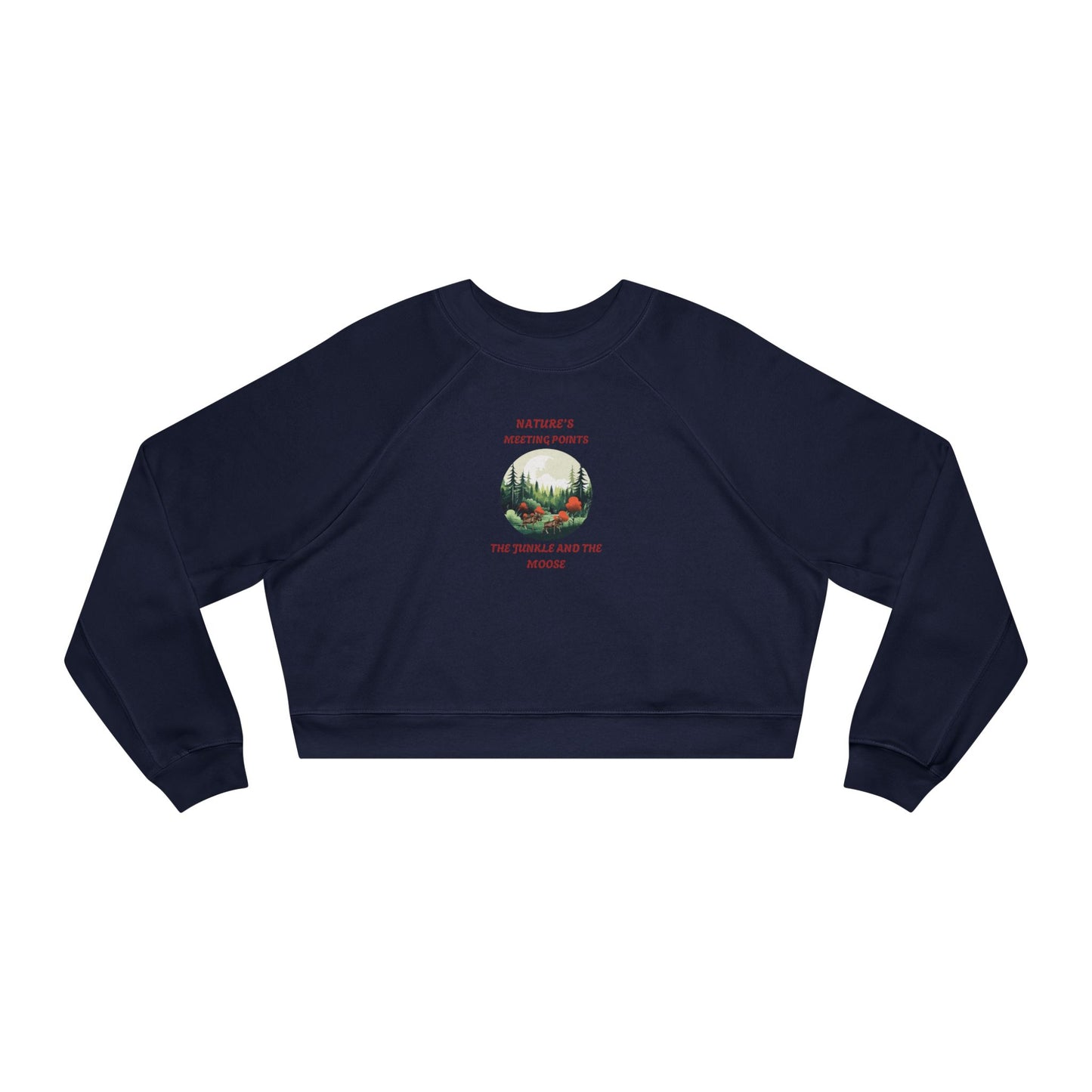 Women's Cropped Fleece Pullover