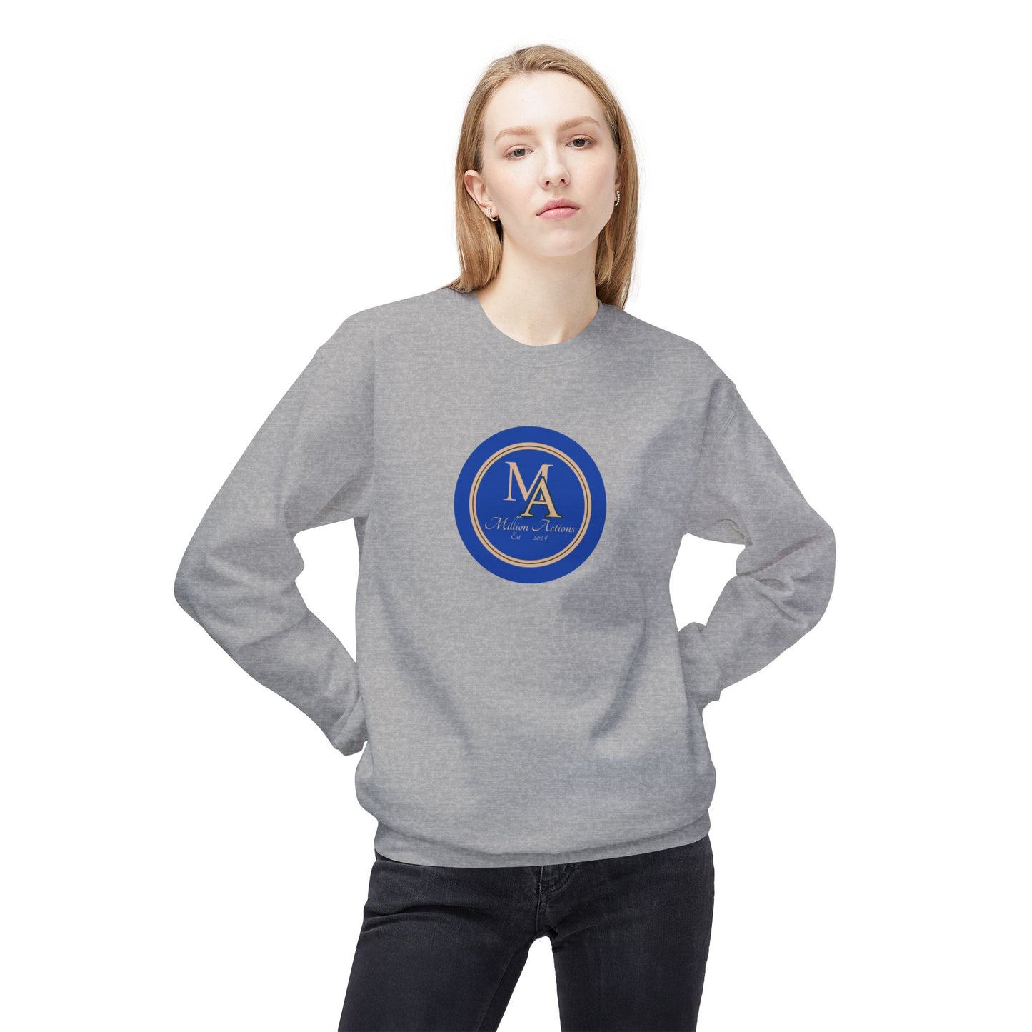 Unisex Midweight Softstyle Fleece Crewneck Sweatshirt