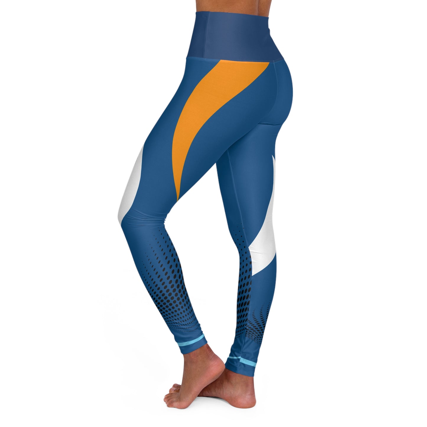 High Waisted Yoga Leggings (AOP)