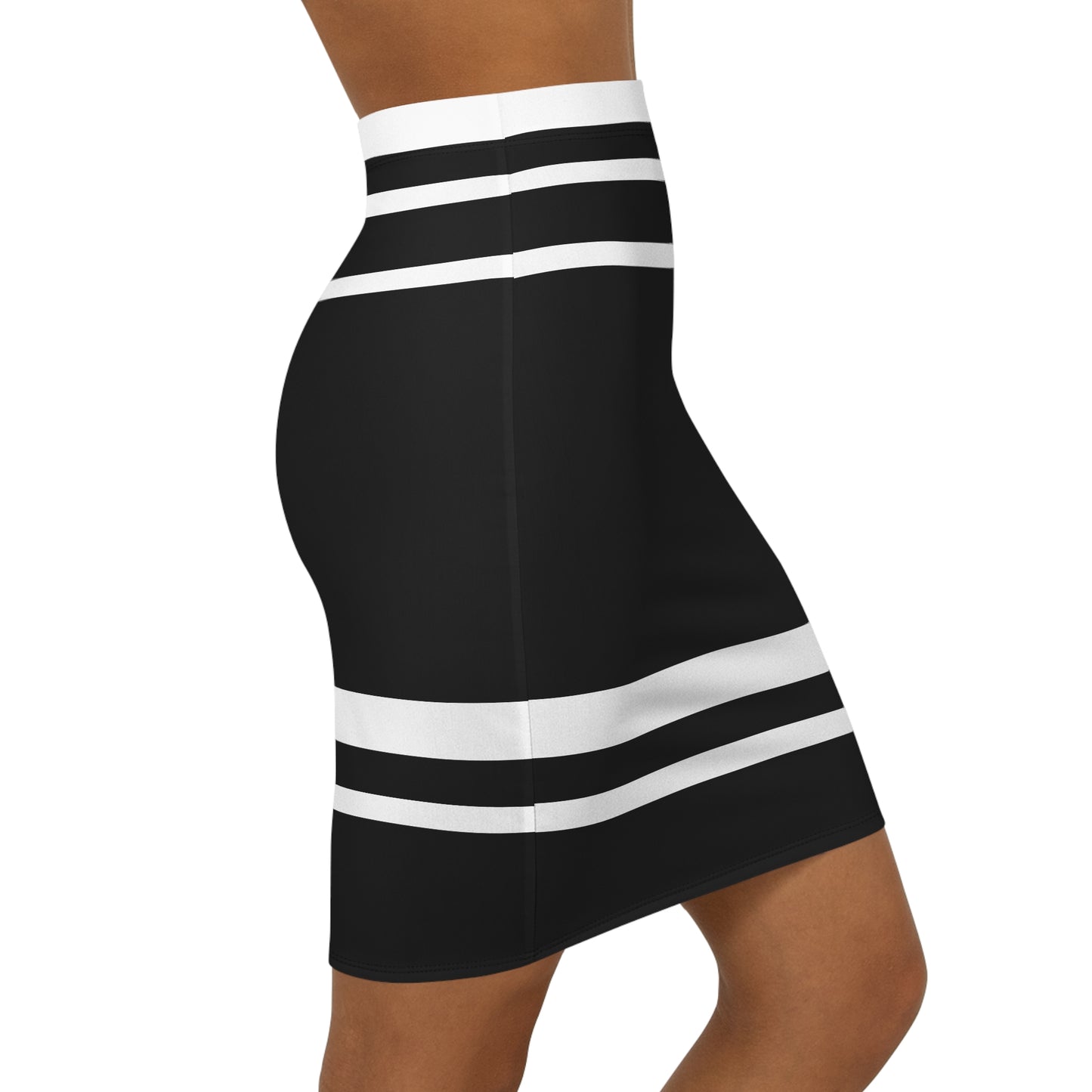Women's Mid-Waist Pencil Skirt (AOP)
