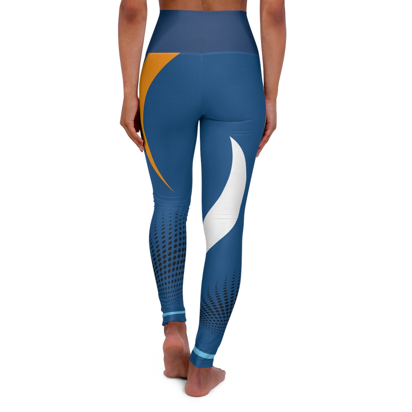 High Waisted Yoga Leggings (AOP)