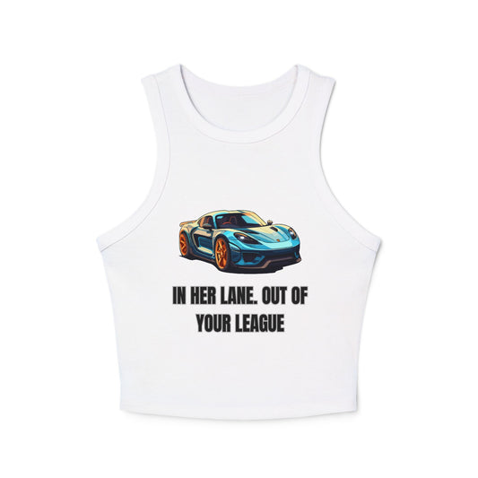 Women's Micro Rib Racer Tank Top