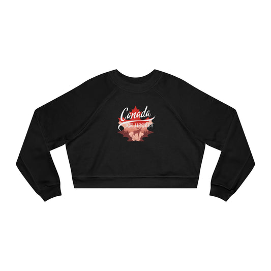 Women's Cropped Fleece Pullover