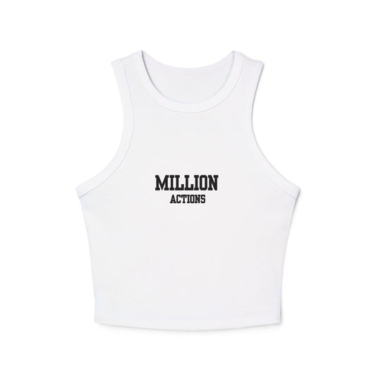 Women's Micro Rib Racer Tank Top