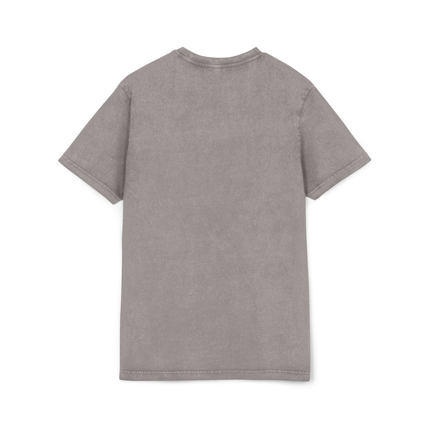 Acid Washed Round Neck Tee