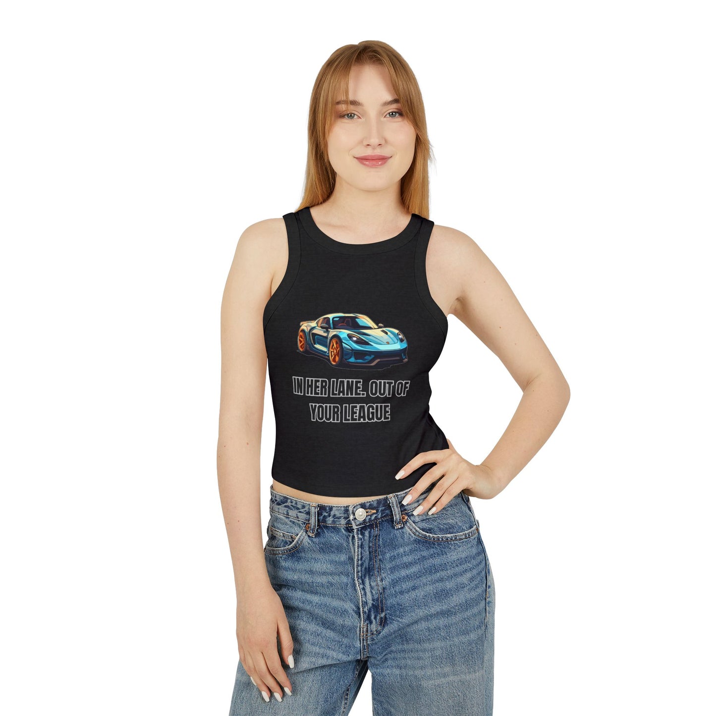 Women's Micro Rib Racer Tank Top