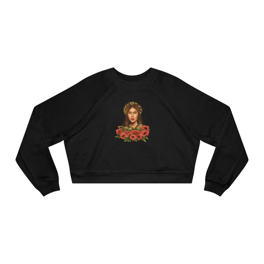 Women's Cropped Fleece Pullover