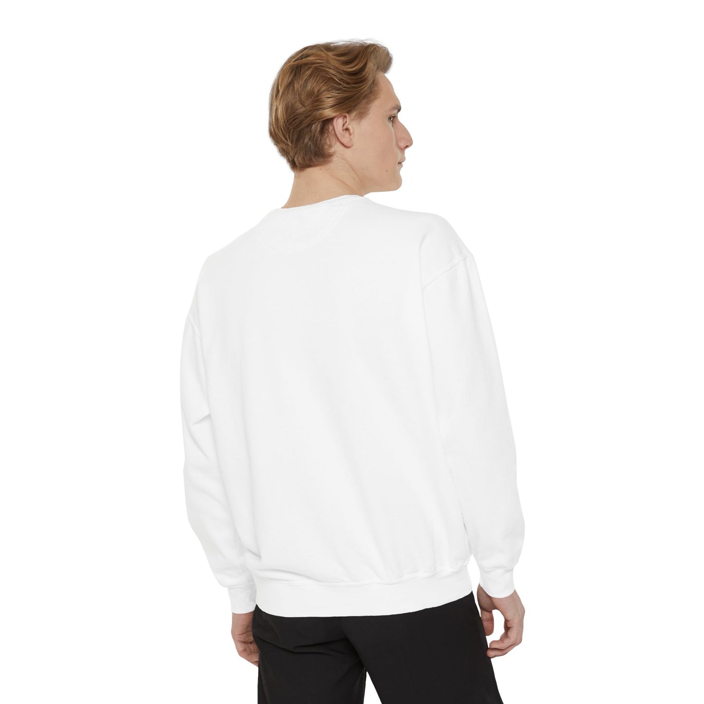 Men Garment-Dyed Sweatshirt