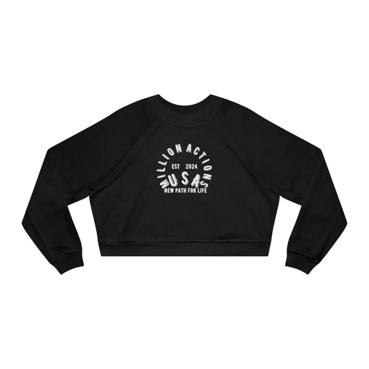 Women's Cropped Fleece Pullover