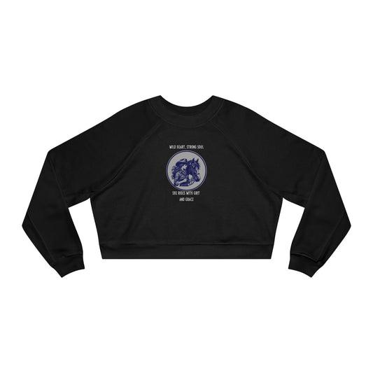 Women's Cropped Fleece Pullover