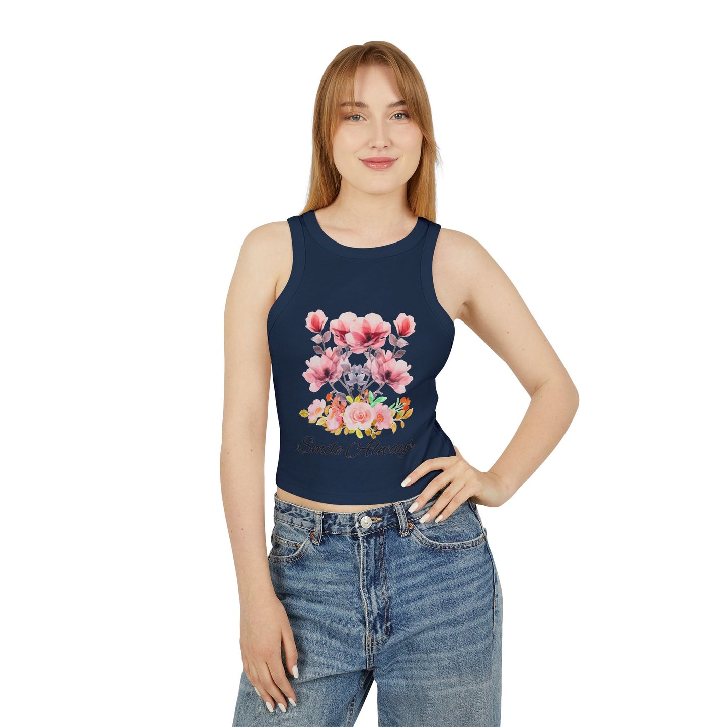 Women's Micro Rib Racer Tank Top