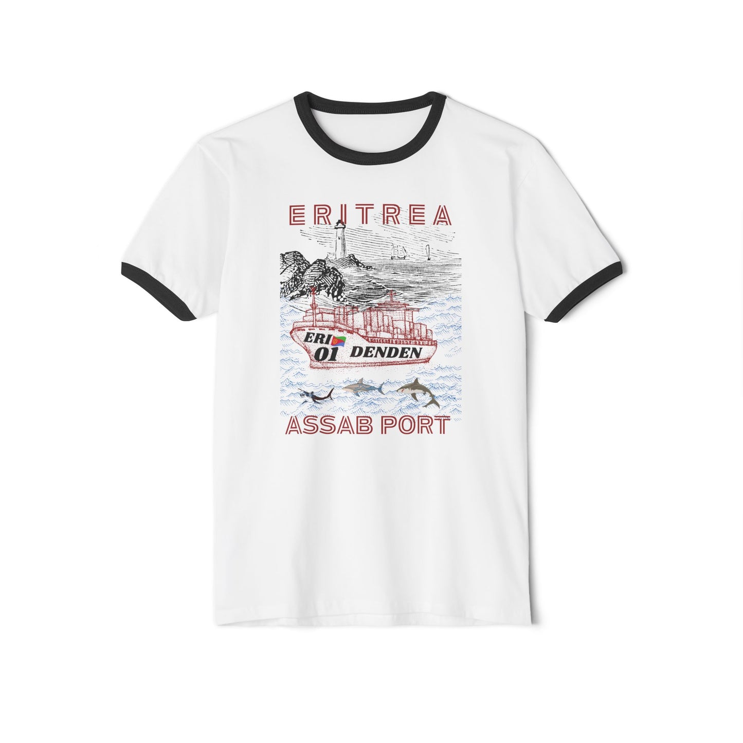 Unisex Cotton Ringer T-Shirt