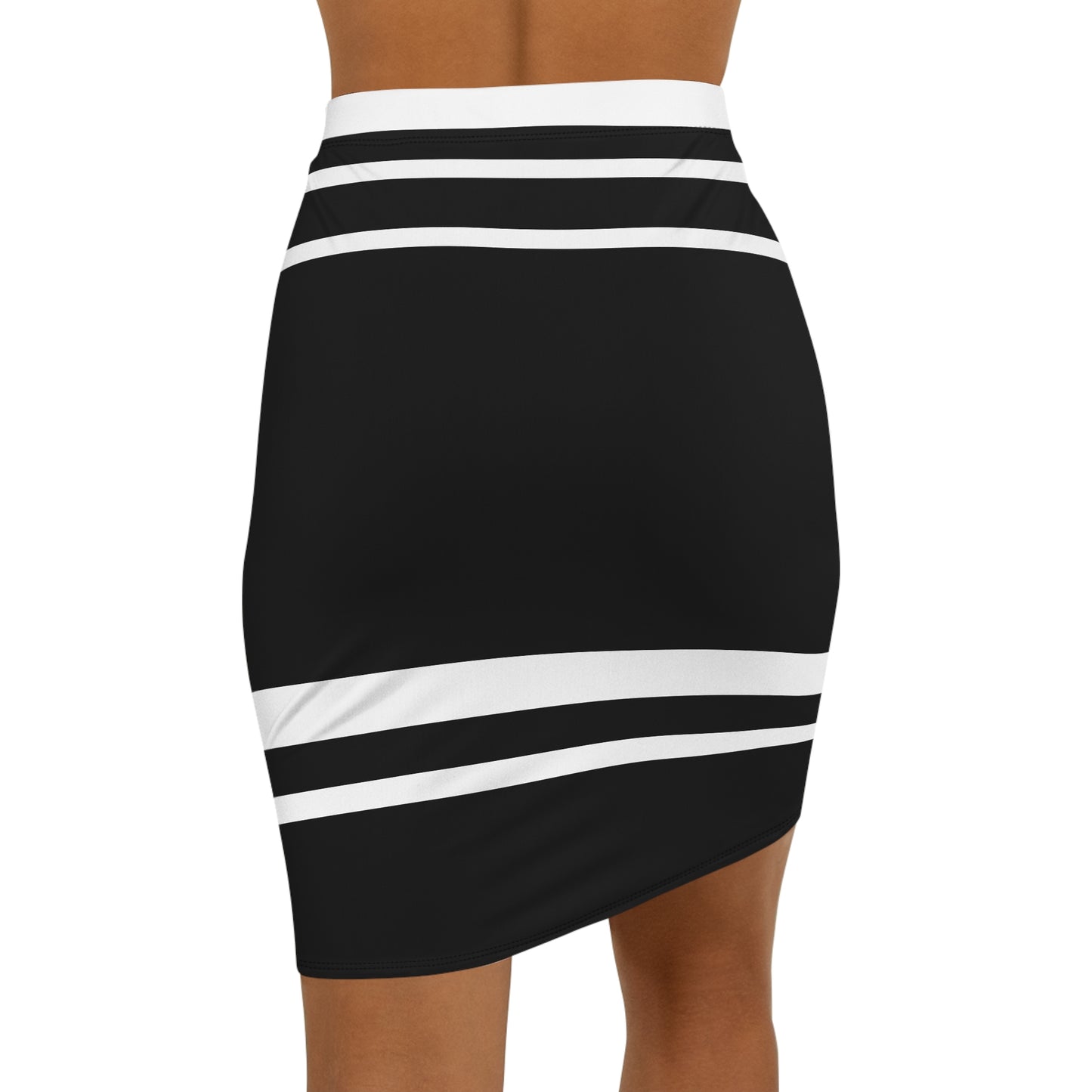 Women's Mid-Waist Pencil Skirt (AOP)