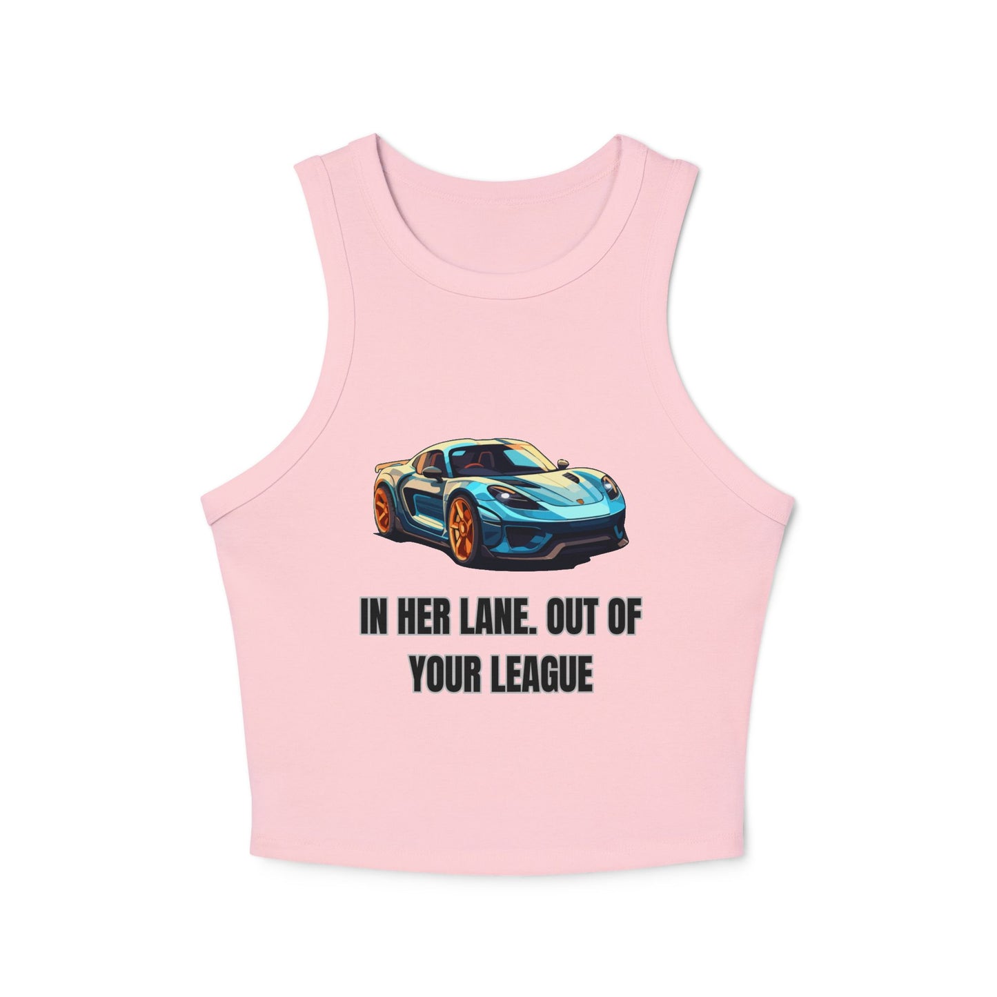 Women's Micro Rib Racer Tank Top